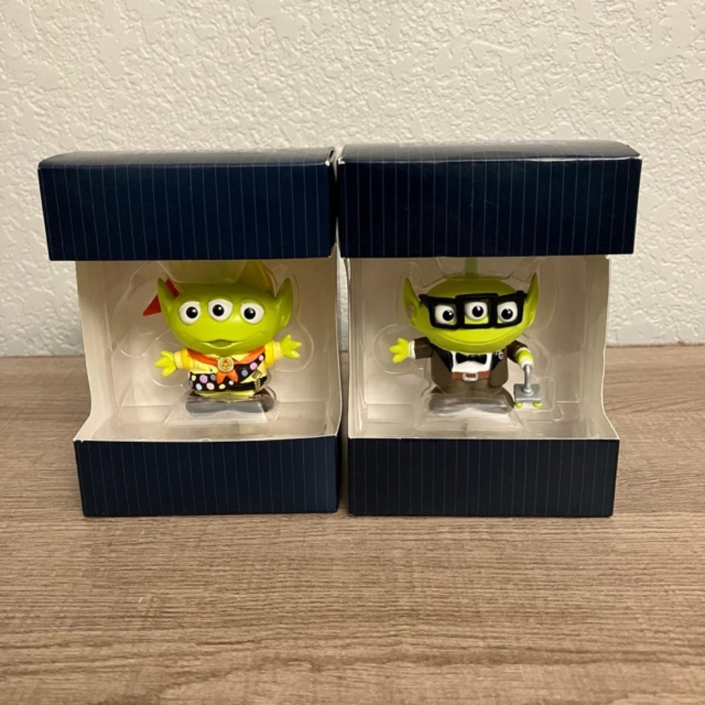 Disney Pixar UP Alien Remix Carl and Alien Remix Russell Mini Figures